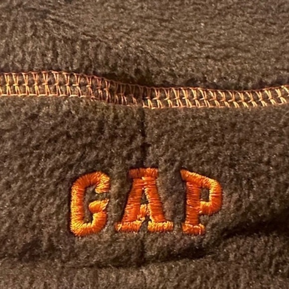 Baby GAP Brown Fleece Trapper Winter Hat Tan Sherpa Shearling Toddler M/L 4-5 yr - Picture 7 of 9